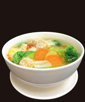 Wonton Soup with Vegetables
